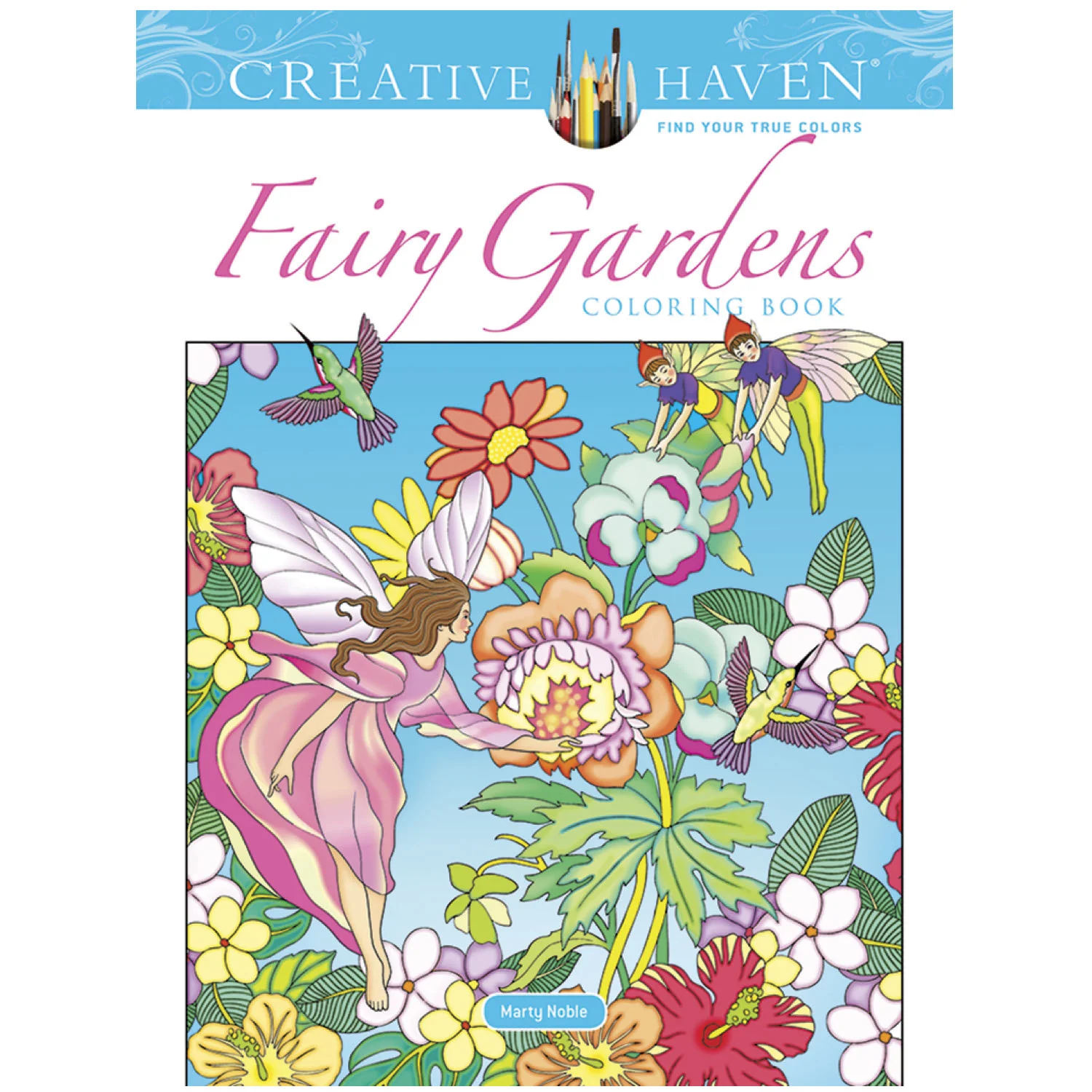 Fairy Gardens Coloring Book
