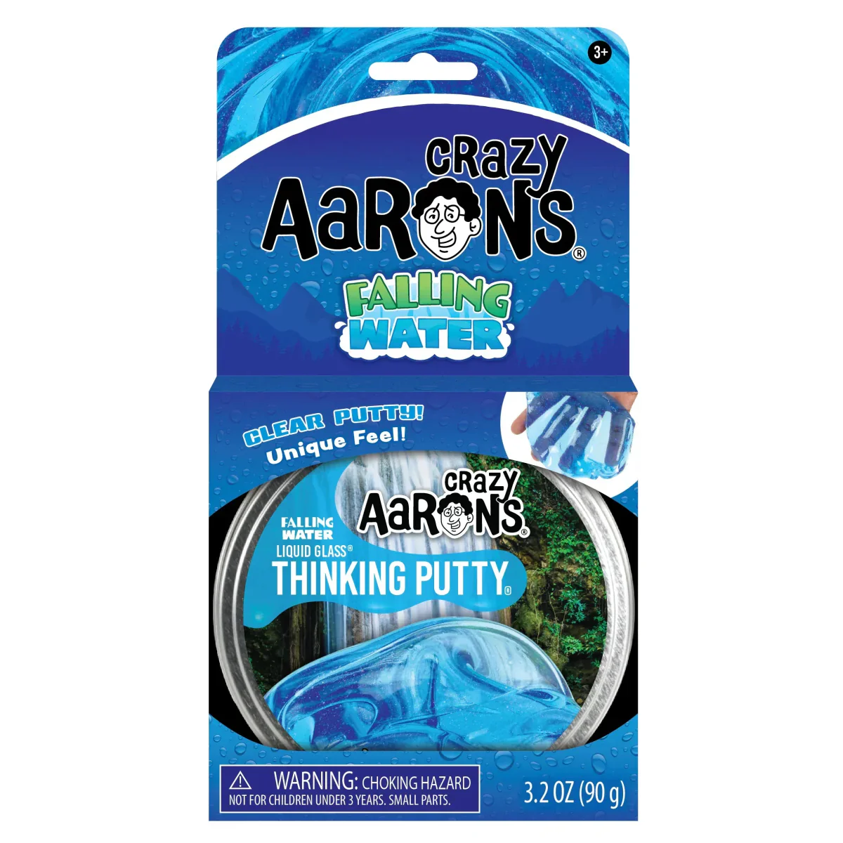 Liquid Glass Falling Water Thinking Putty