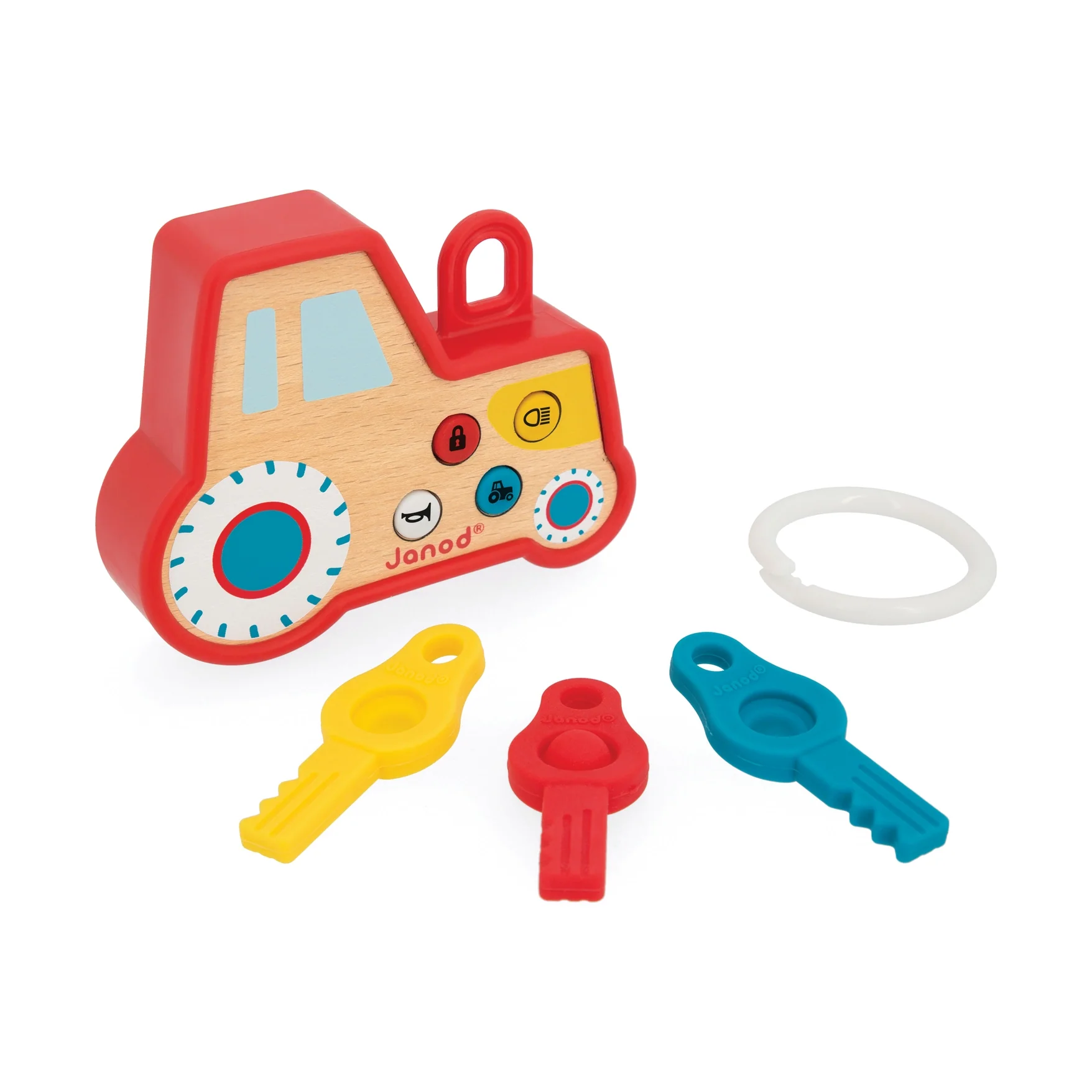 Farm Sounds Tractor Key Ring - Image 2