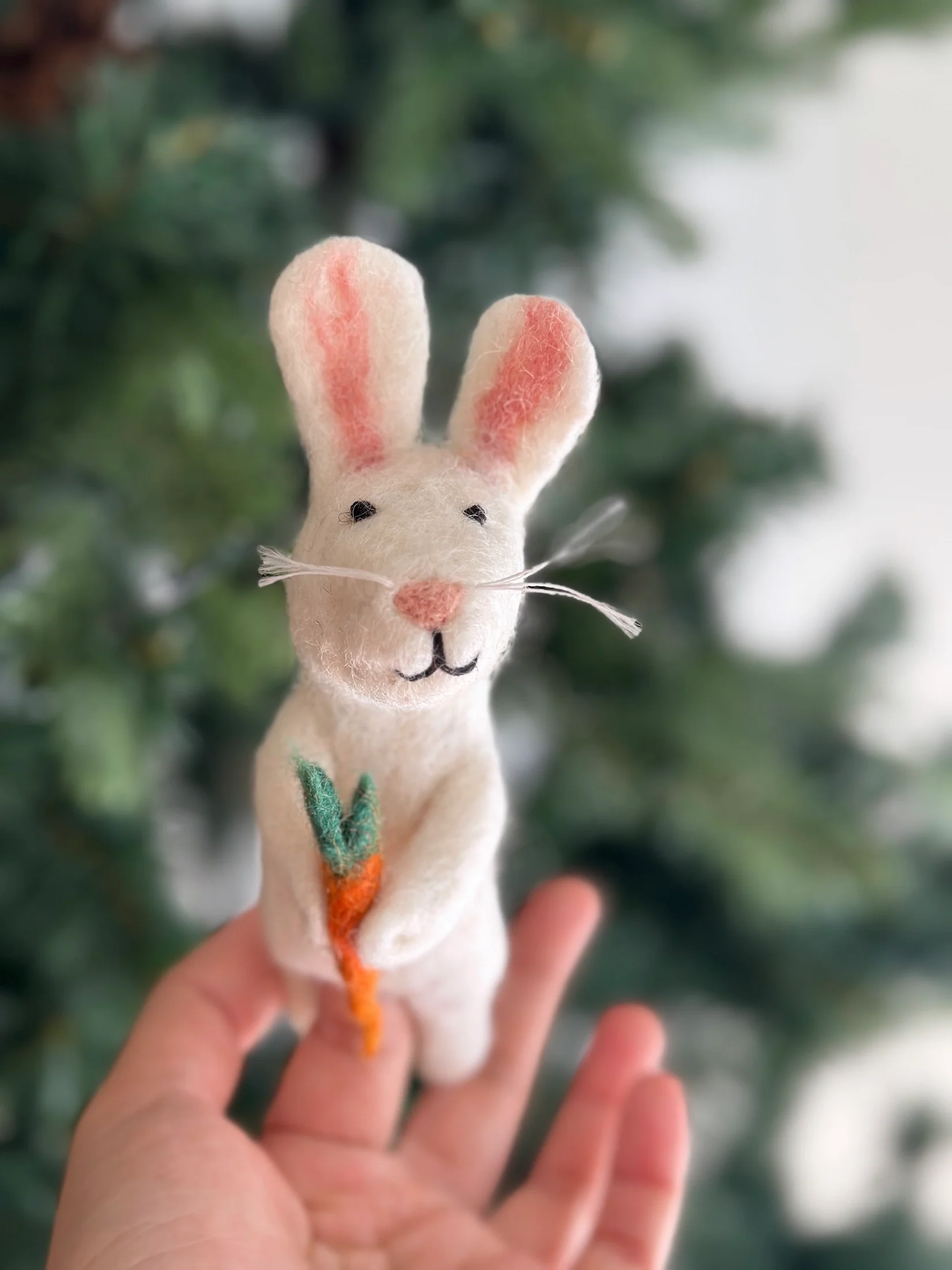 Felt Finger Puppet | Bunny