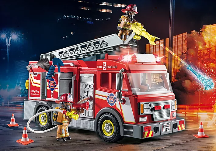 City Action | Fire Truck with Flashing Lights - Image 2