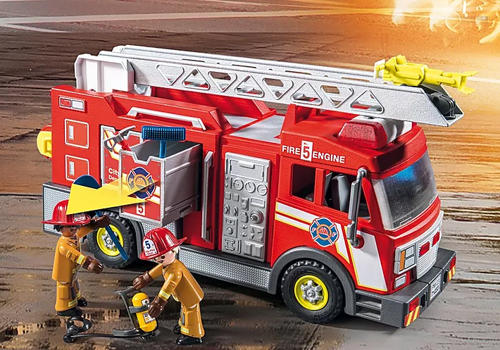 City Action | Fire Truck with Flashing Lights - Image 4