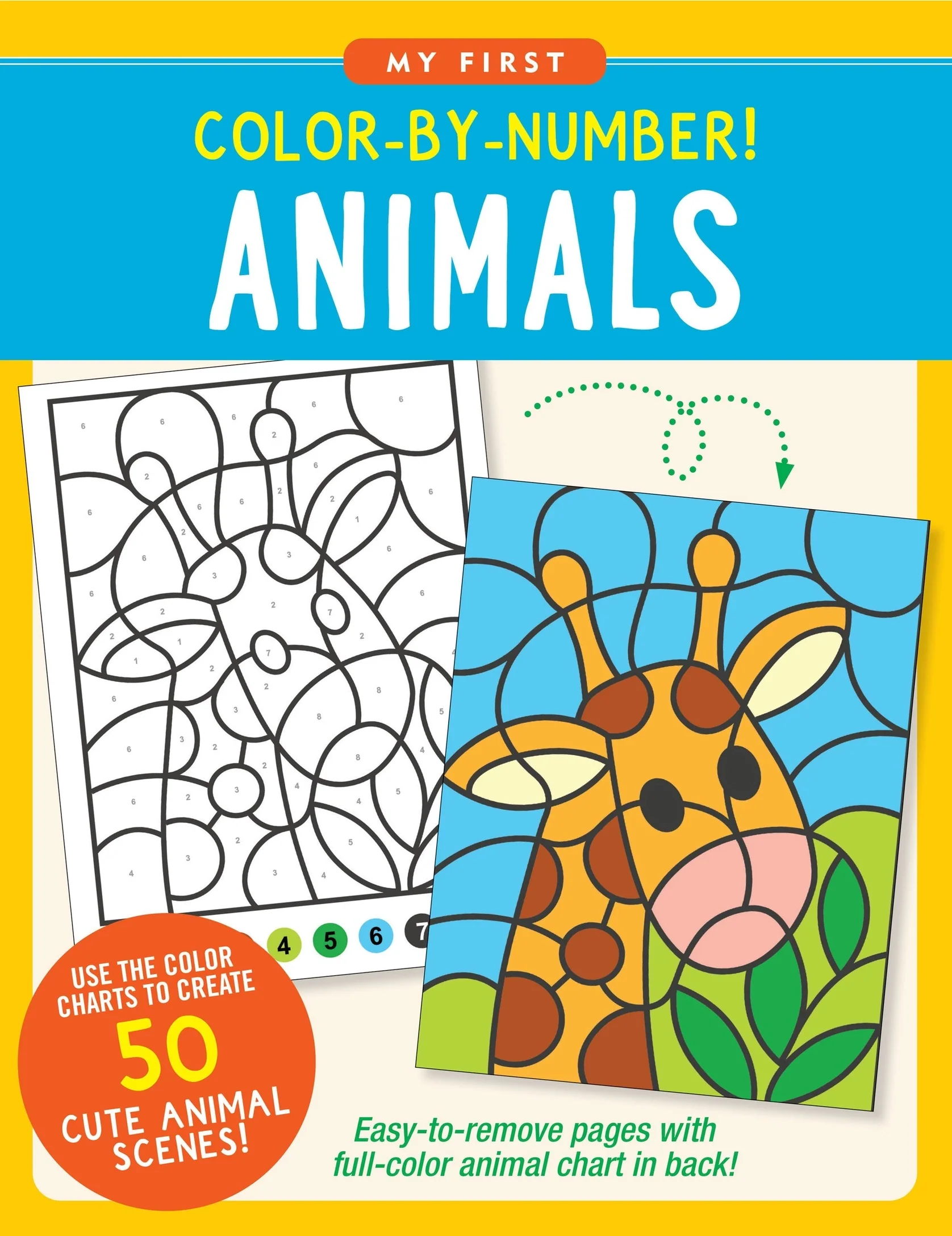First Color By Number | Animals