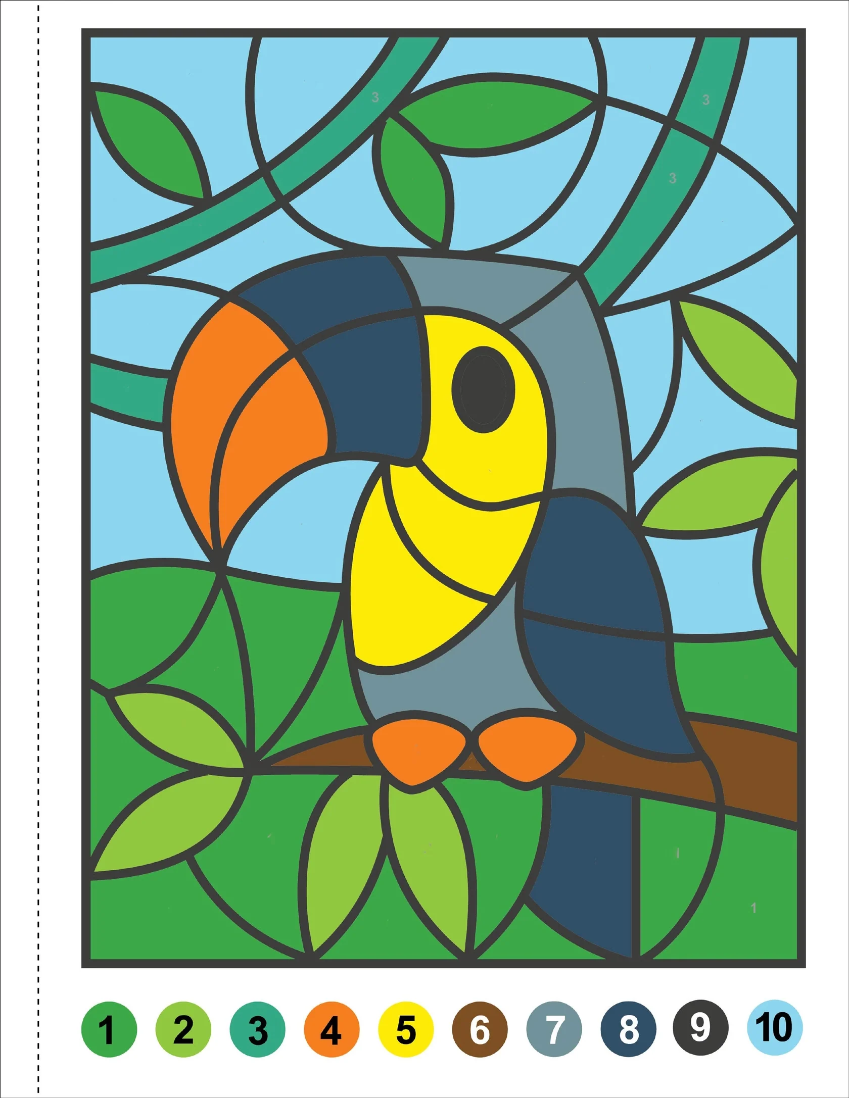 First Color By Number | Animals - Image 2