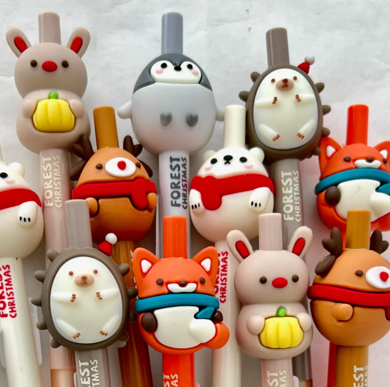 Forest Christmas Animal Gel Pen - Image 2