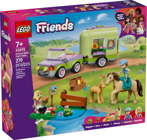 Friends Horse & Baby Foal Trailer