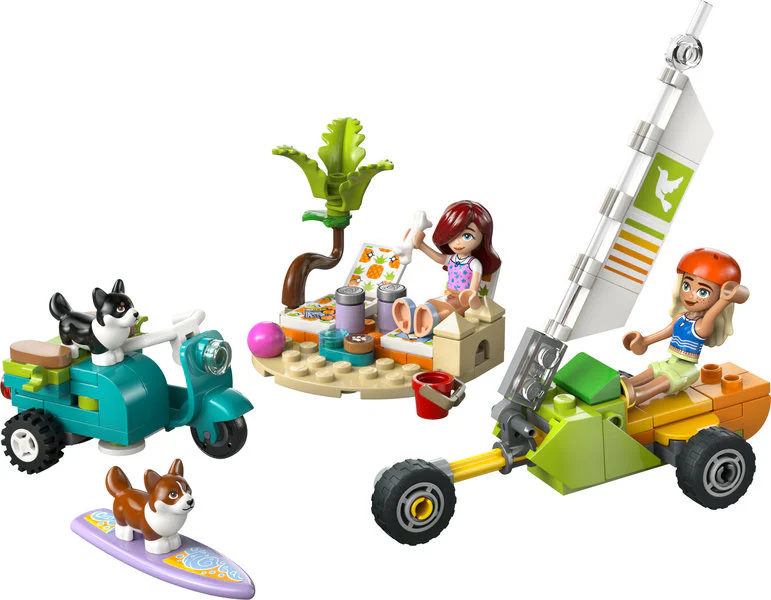 Friends Surfing Dogs and Scooter Adventure - Image 3