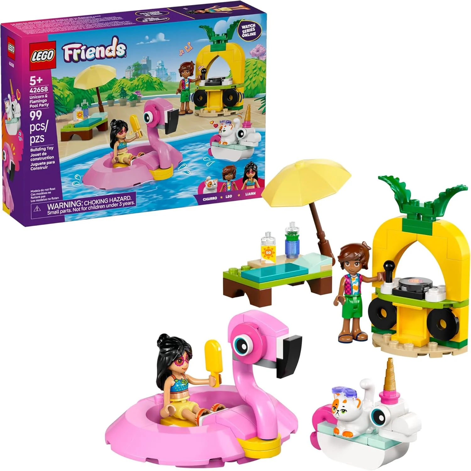 Friends Unicorn & Flamingo Pool Party - Image 2