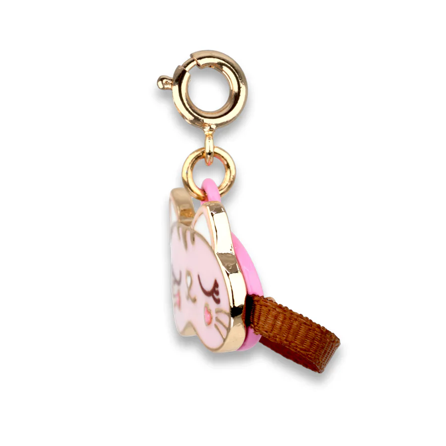 Gold Kitty Sleep Mask Charm - Image 2