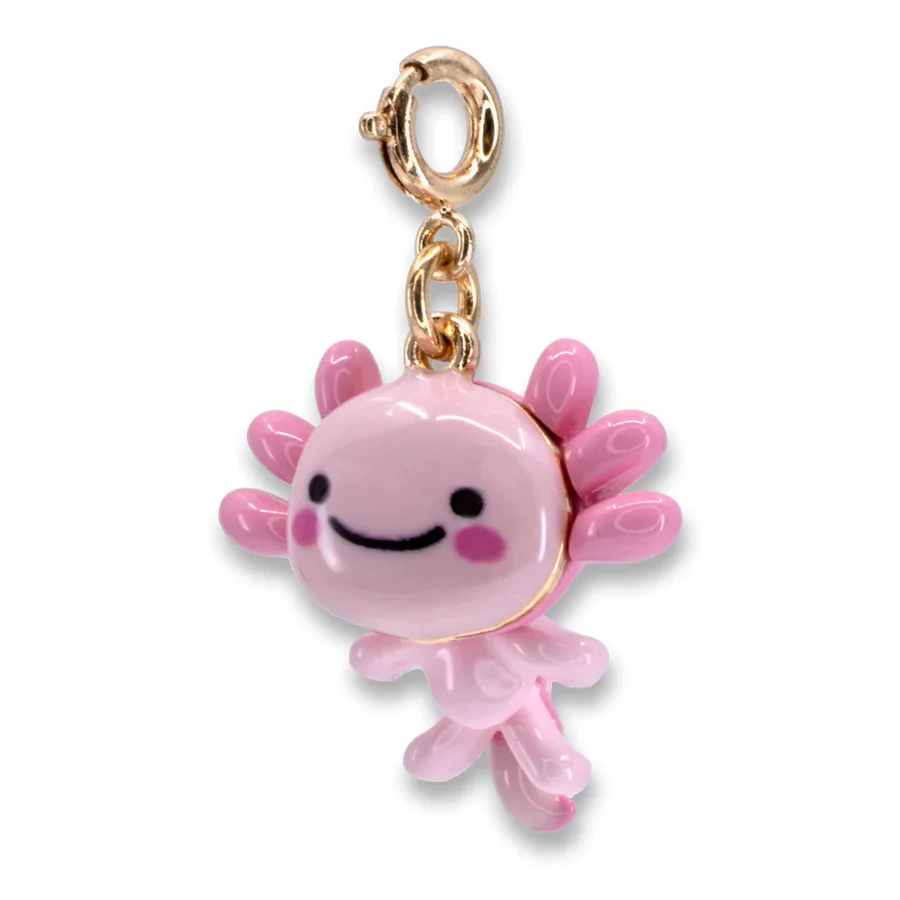 Gold Swivel Axolotl Charm - Image 2