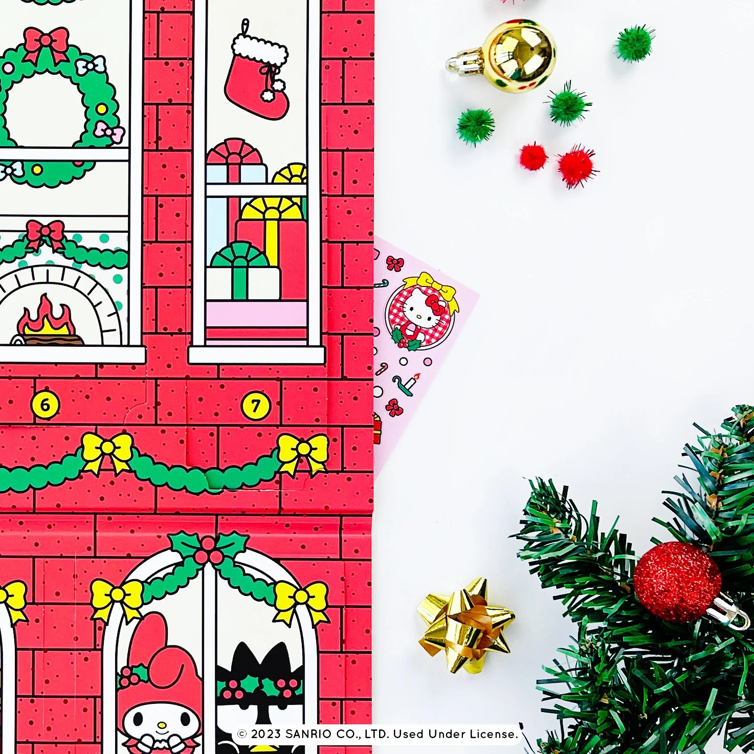 Hello Kitty And Friends Christmas Sticker Advent Calendar - Image 4