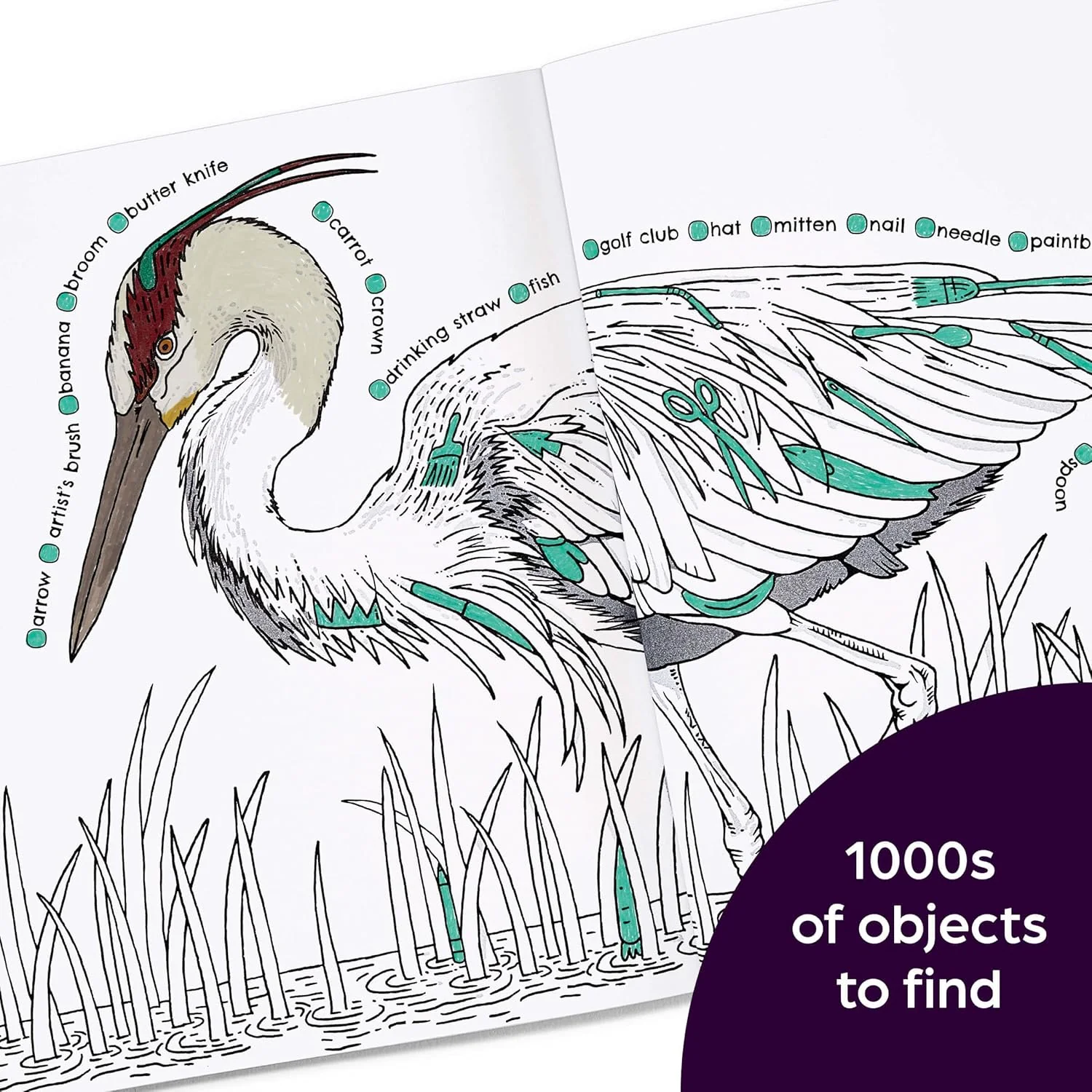 Hidden in Nature: A Cozy Hidden Pictures Coloring Book - Image 2