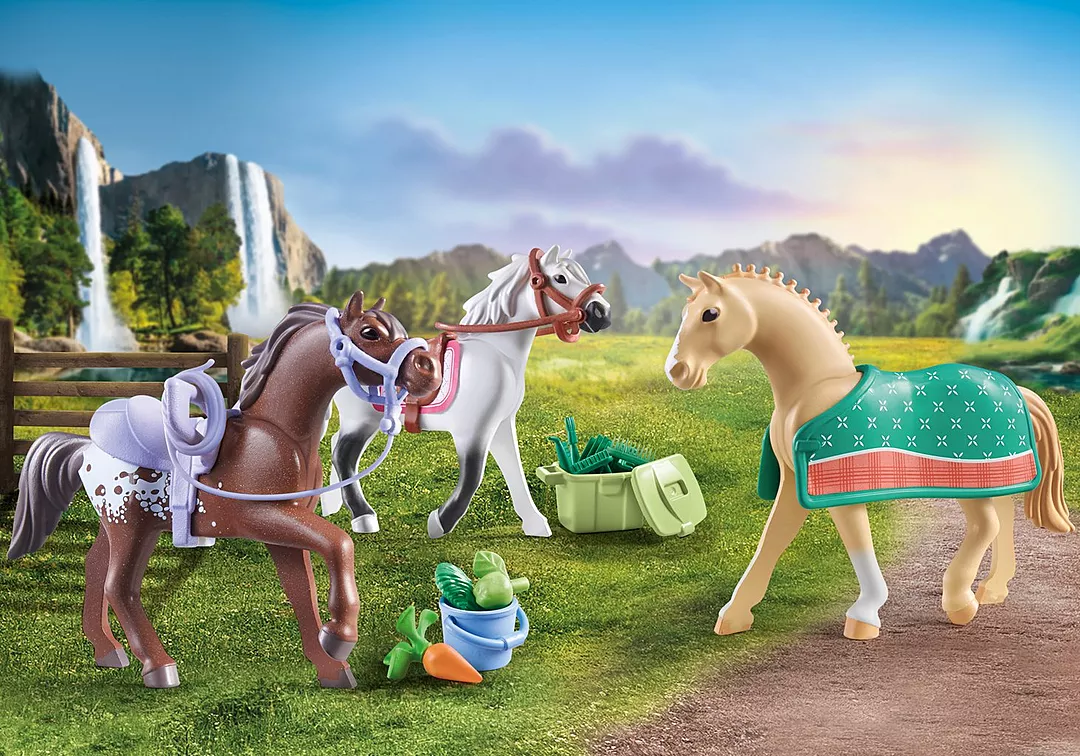 Horses of Waterfall | Three Horse Set - Image 2