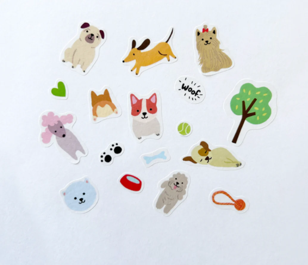 Jumble Washi Stickers | Dogs - Image 2
