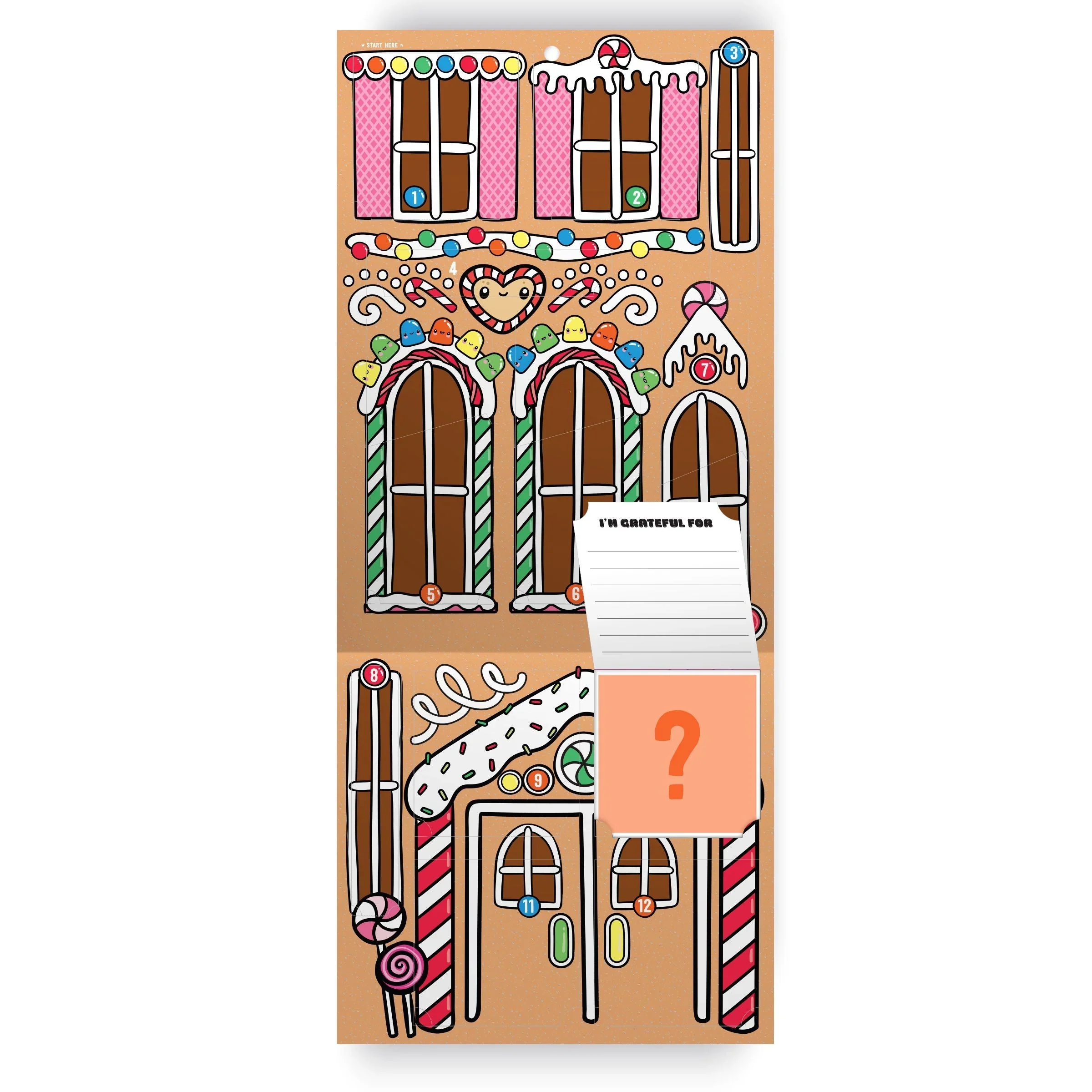 Kawaii Christmas Sticker Advent Calendar - Image 3