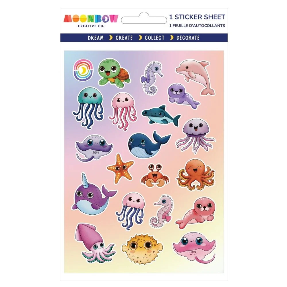 Kawaii Tides Hologram Stickers