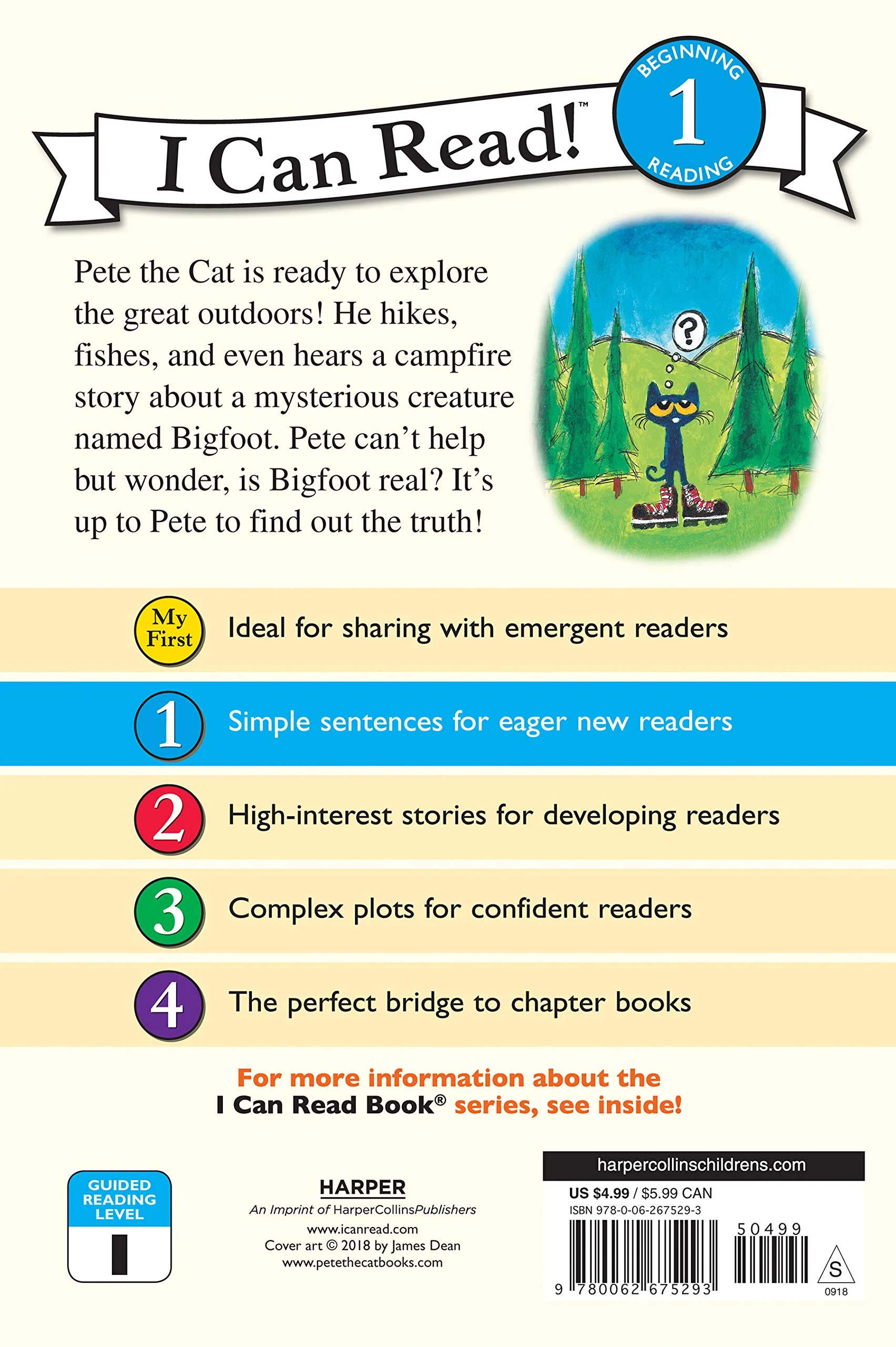 Level 1 Pete the Cat Goes Camping - Image 2