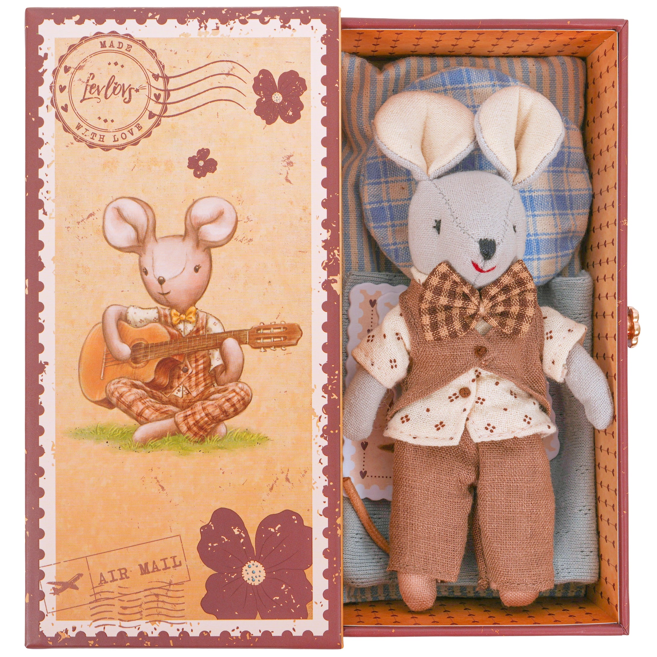 Levlovs | Mouse Liam in Stamp Box - Image 2
