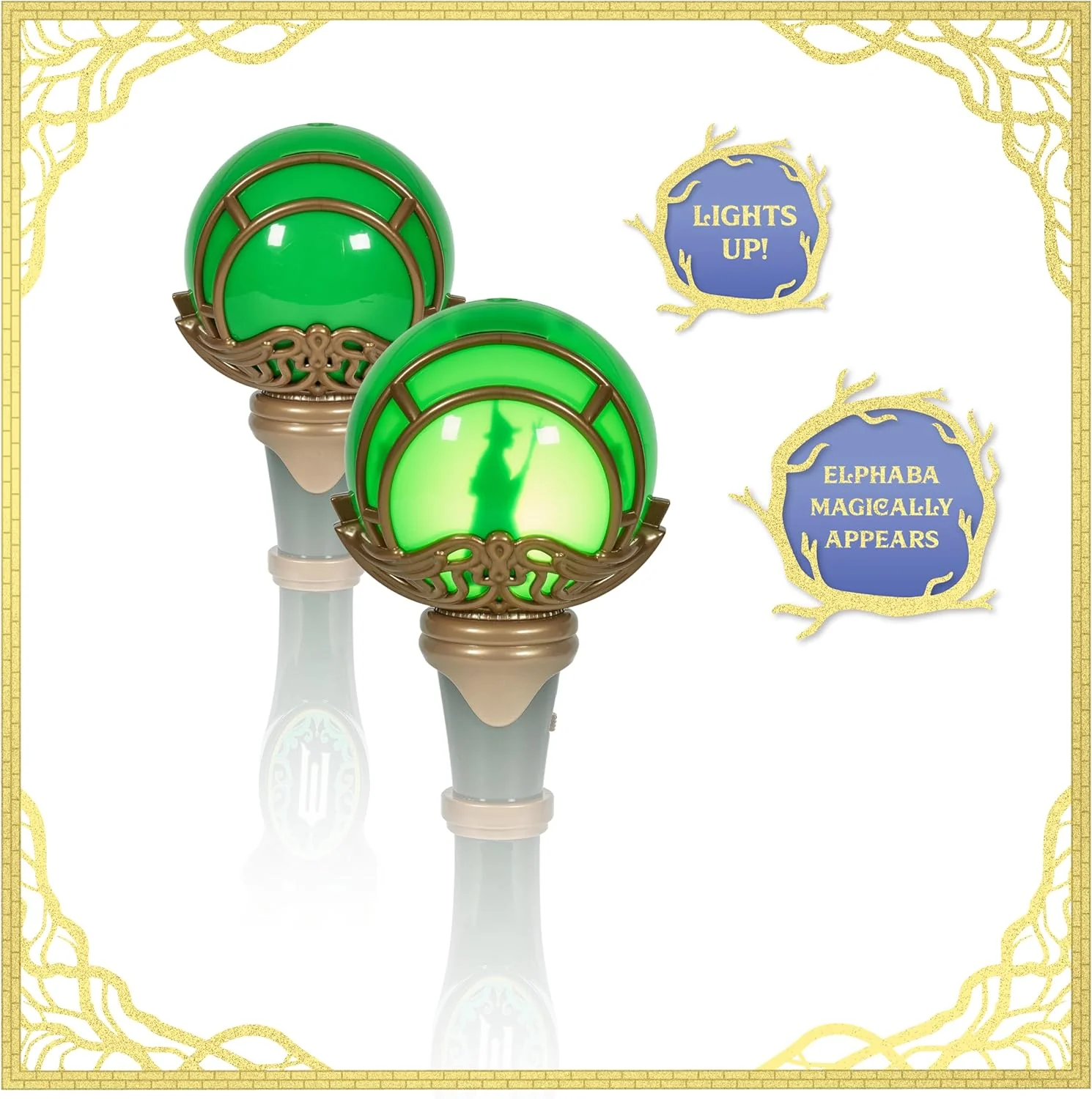 Lights & Sounds Bubble Wand | Wicked Elphaba - Image 5