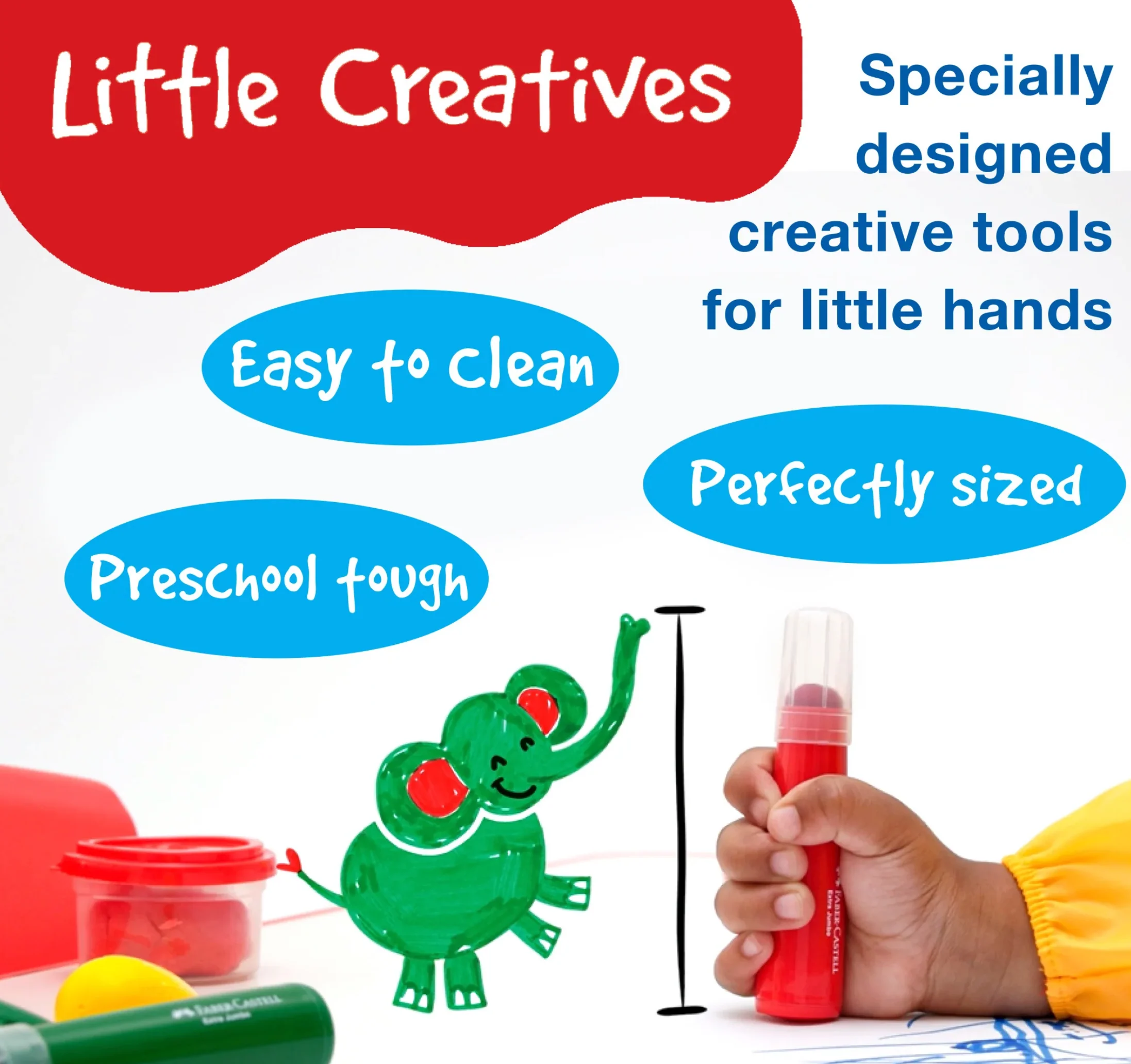 Little Creatives Ultra Washable Markers - Image 2
