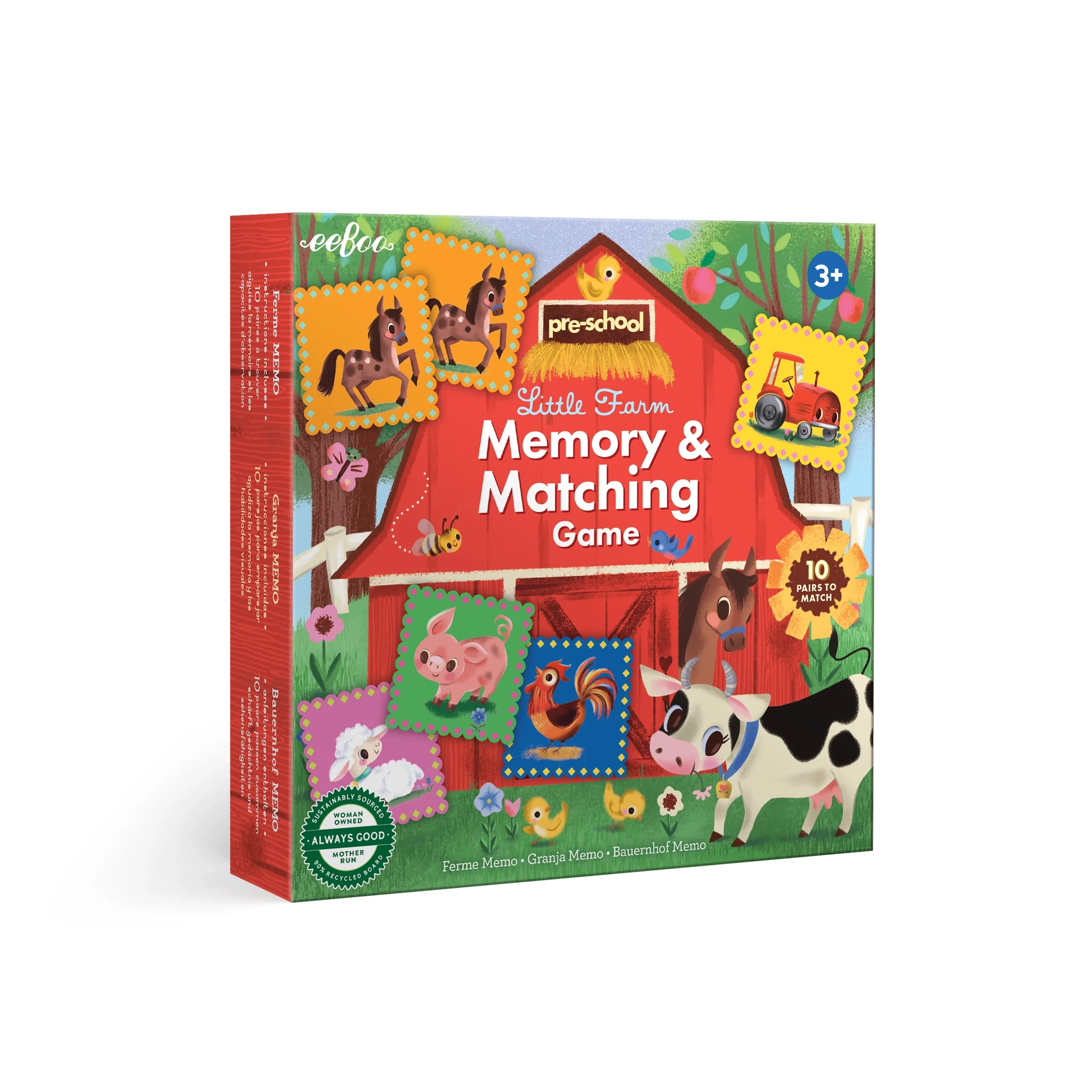 Little Farm Preschool Matching Game