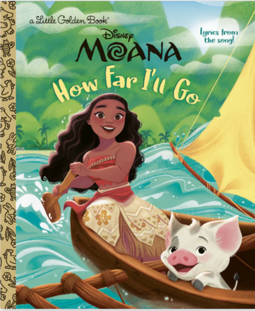 Little Golden Book: Moana How Far I'll Go