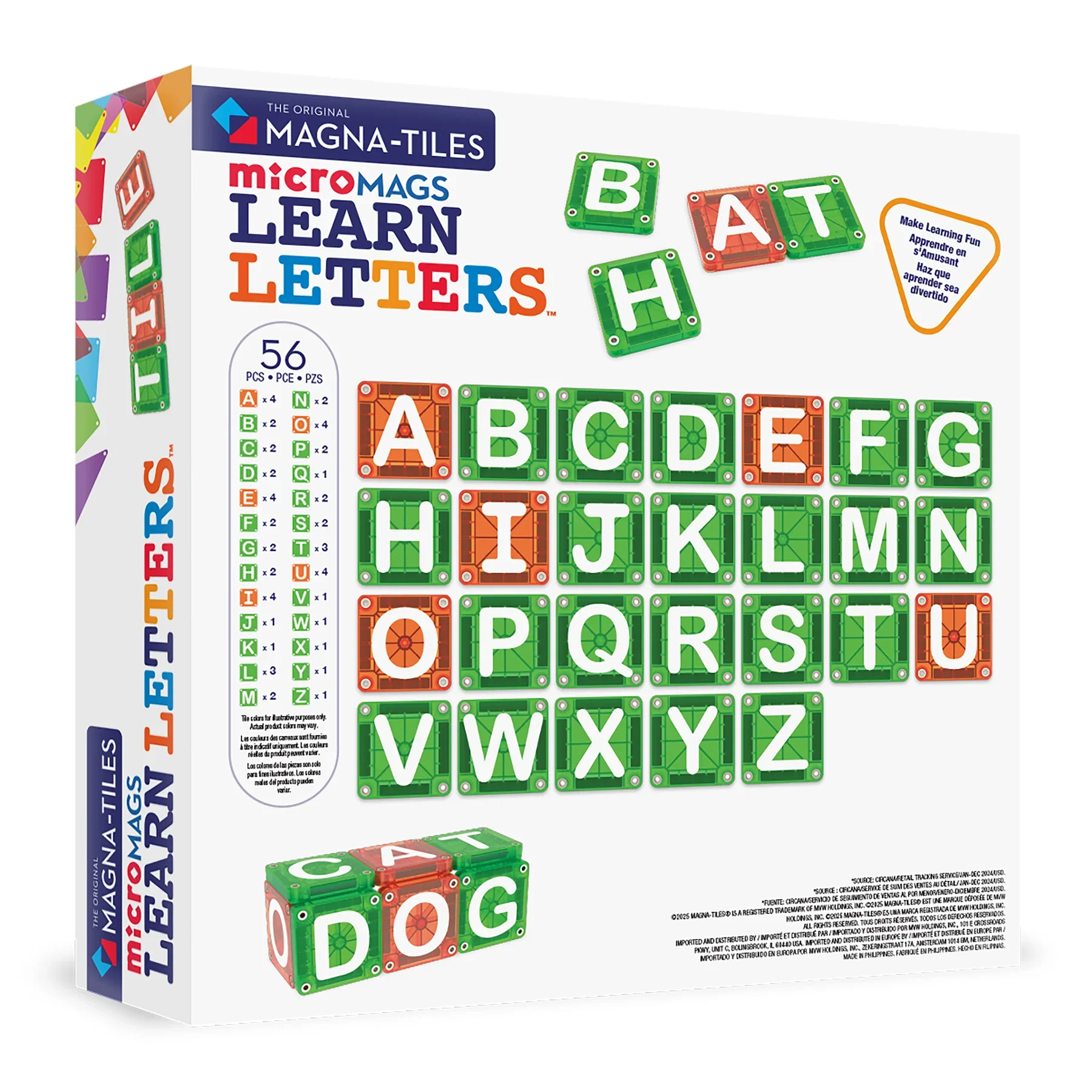 Magnatiles Micromags Learn Letters - Image 5