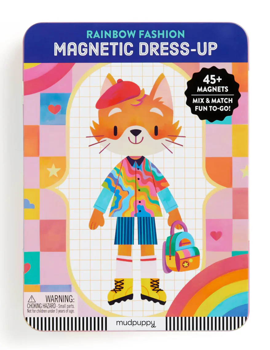 Magnetic Rainbow Fashion Tin