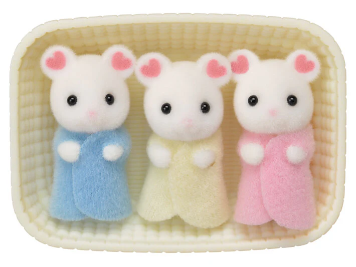 Marshmallow Mouse Triplets - Image 3