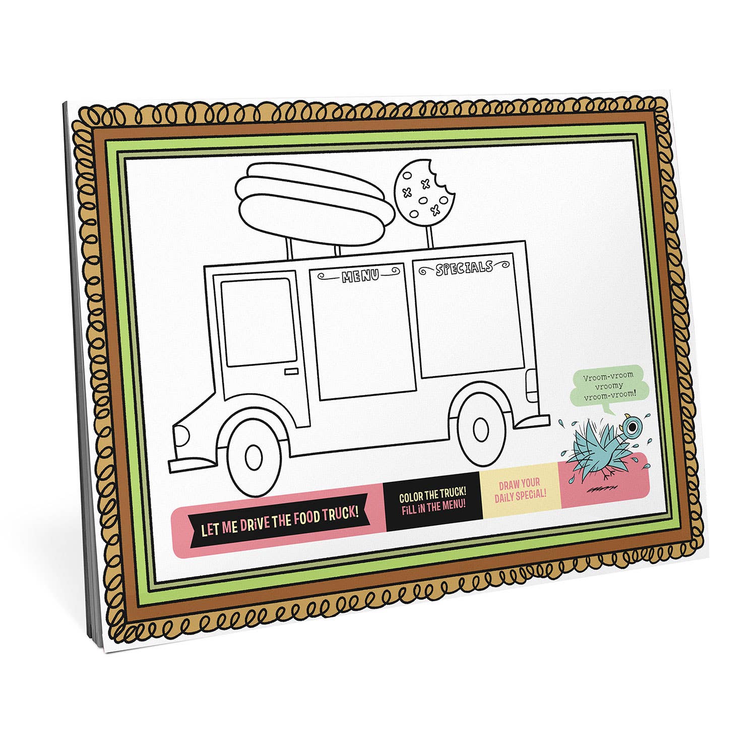 Mealtime Placemats | Pigeon Food Truck
