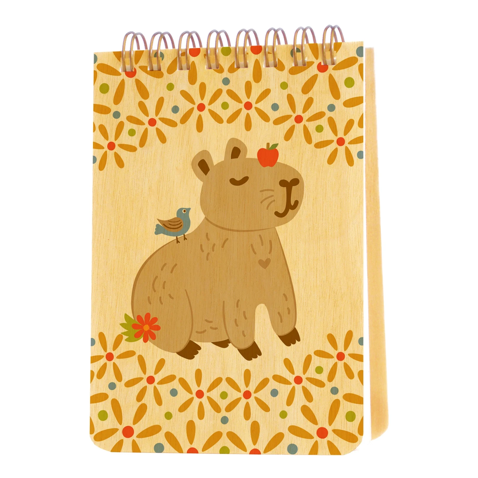 Mini Wood Notebook | Capybara
