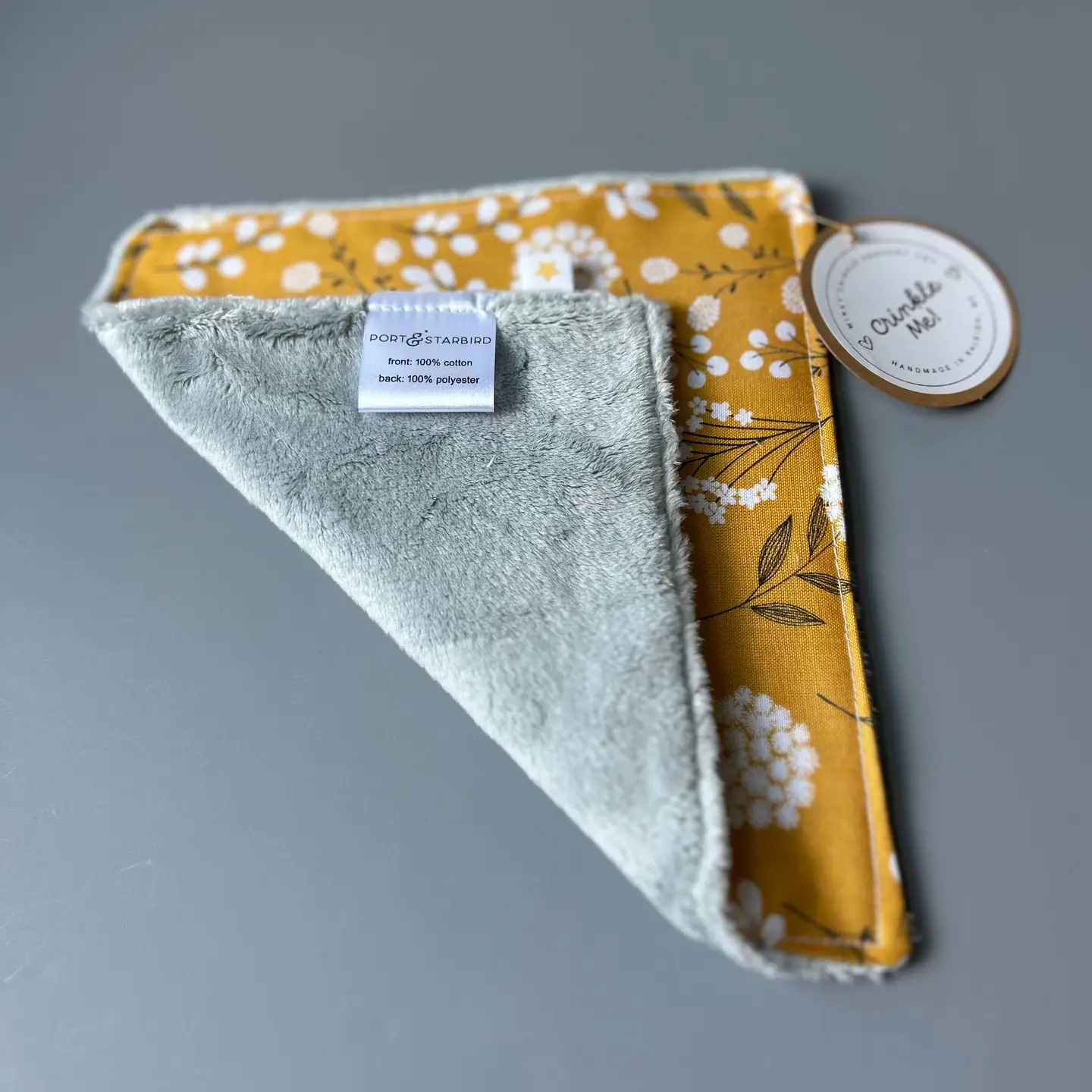 Minky Crinkle | Wildflowers on Yellow - Image 2