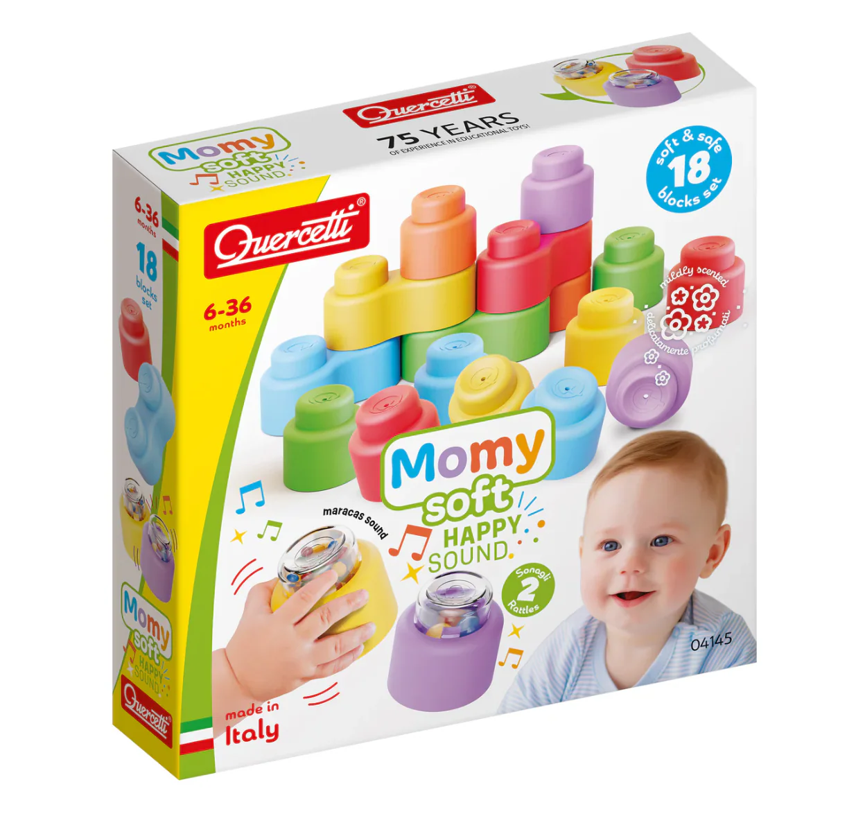 Momy Soft Happy Sound Blocks 18pc