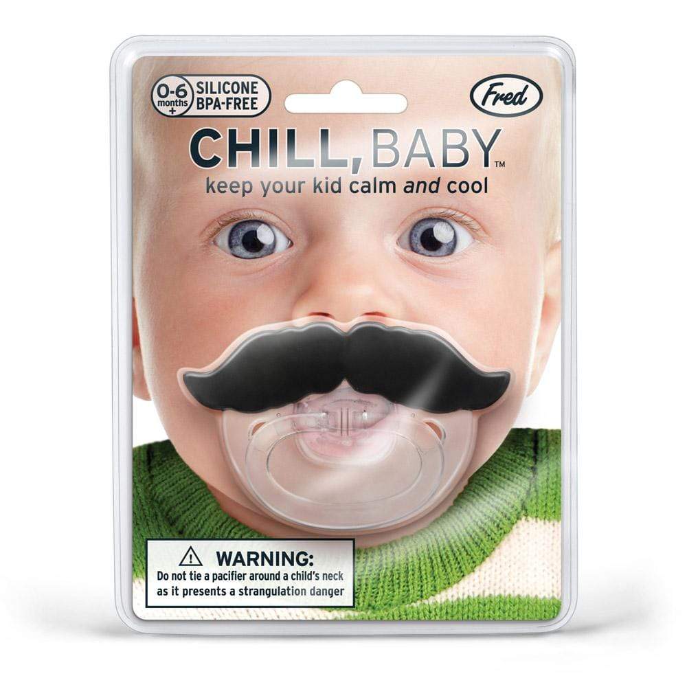 Chill, Baby Pacifier | Mustache