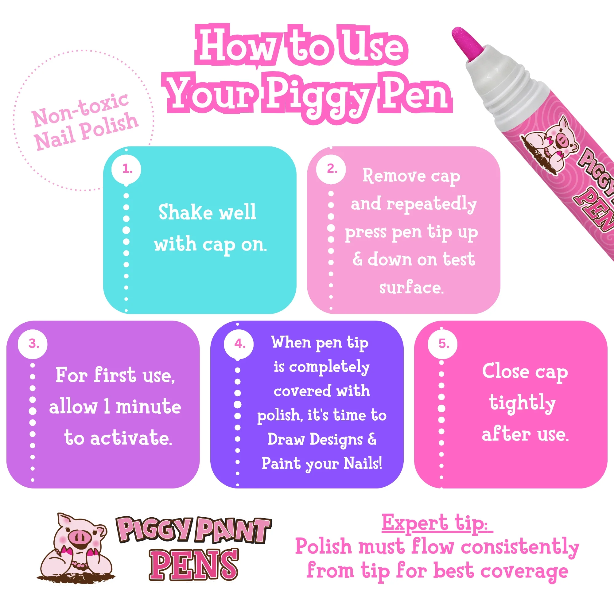 Nail Polish Piggy Pen - Image 2