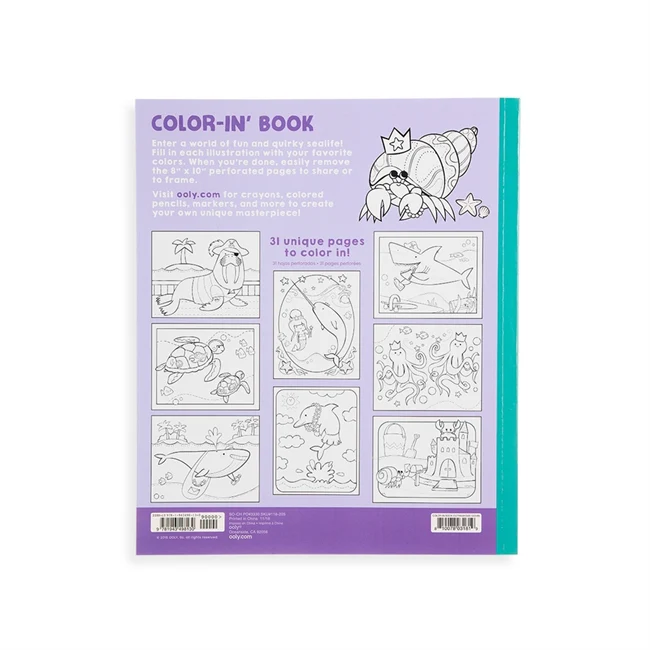 Color-In' Book Outrageous Ocean - Image 4