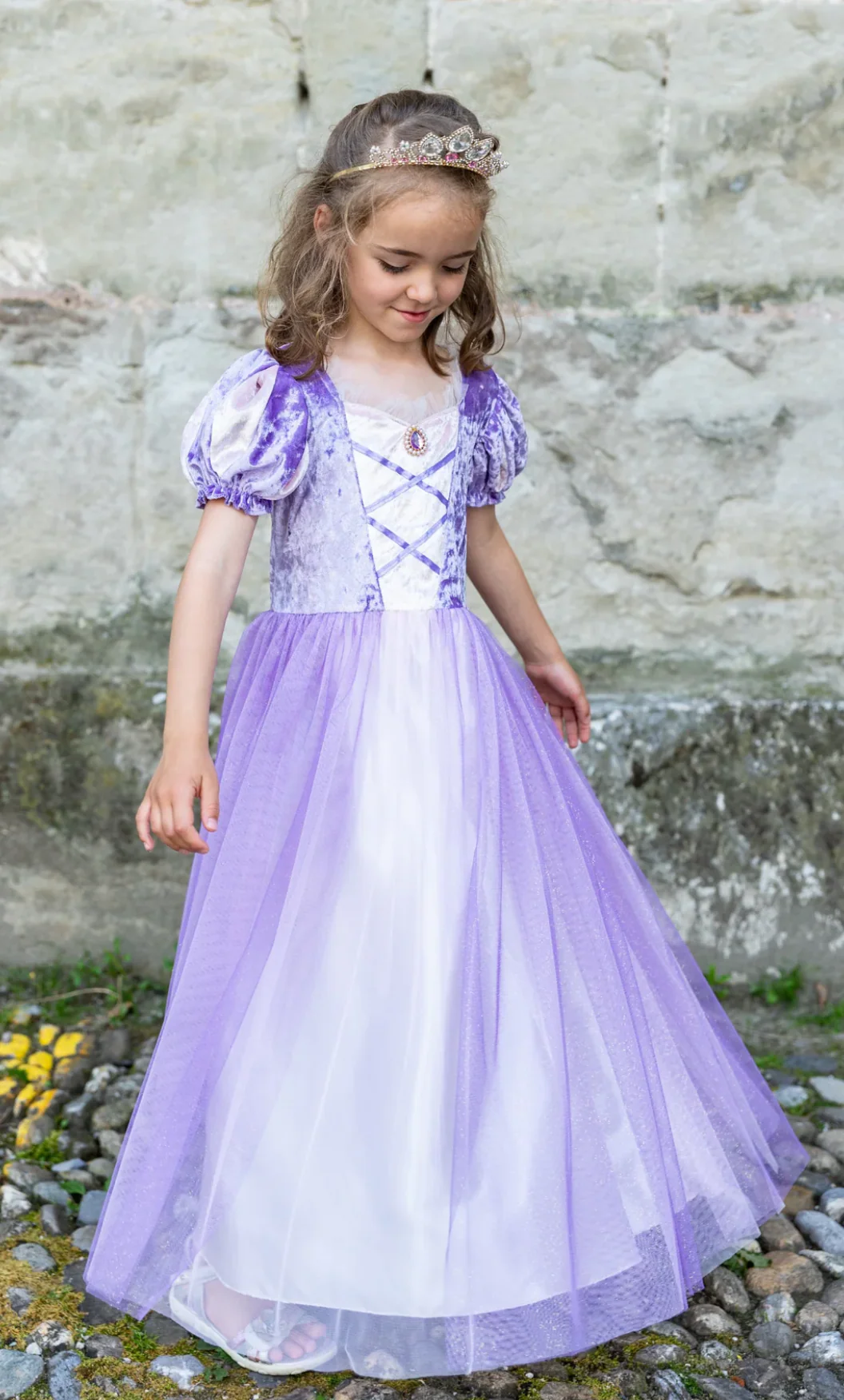 Velvety Soft Once Upon a Tower Princess Dress