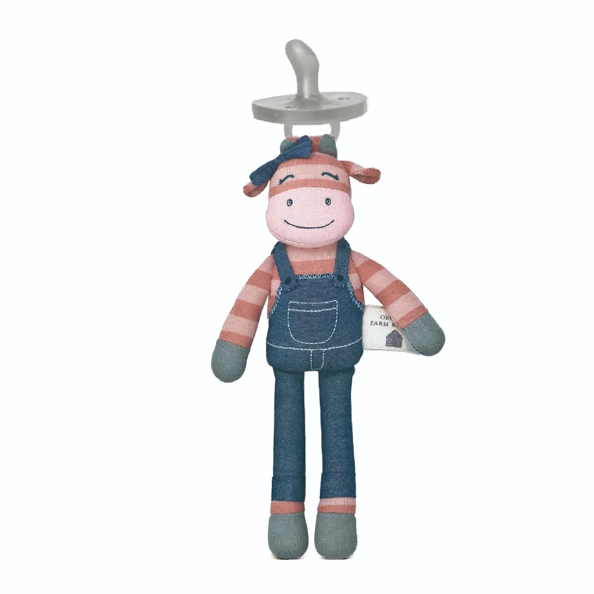 Organic Miss Moo Pacifier Buddy