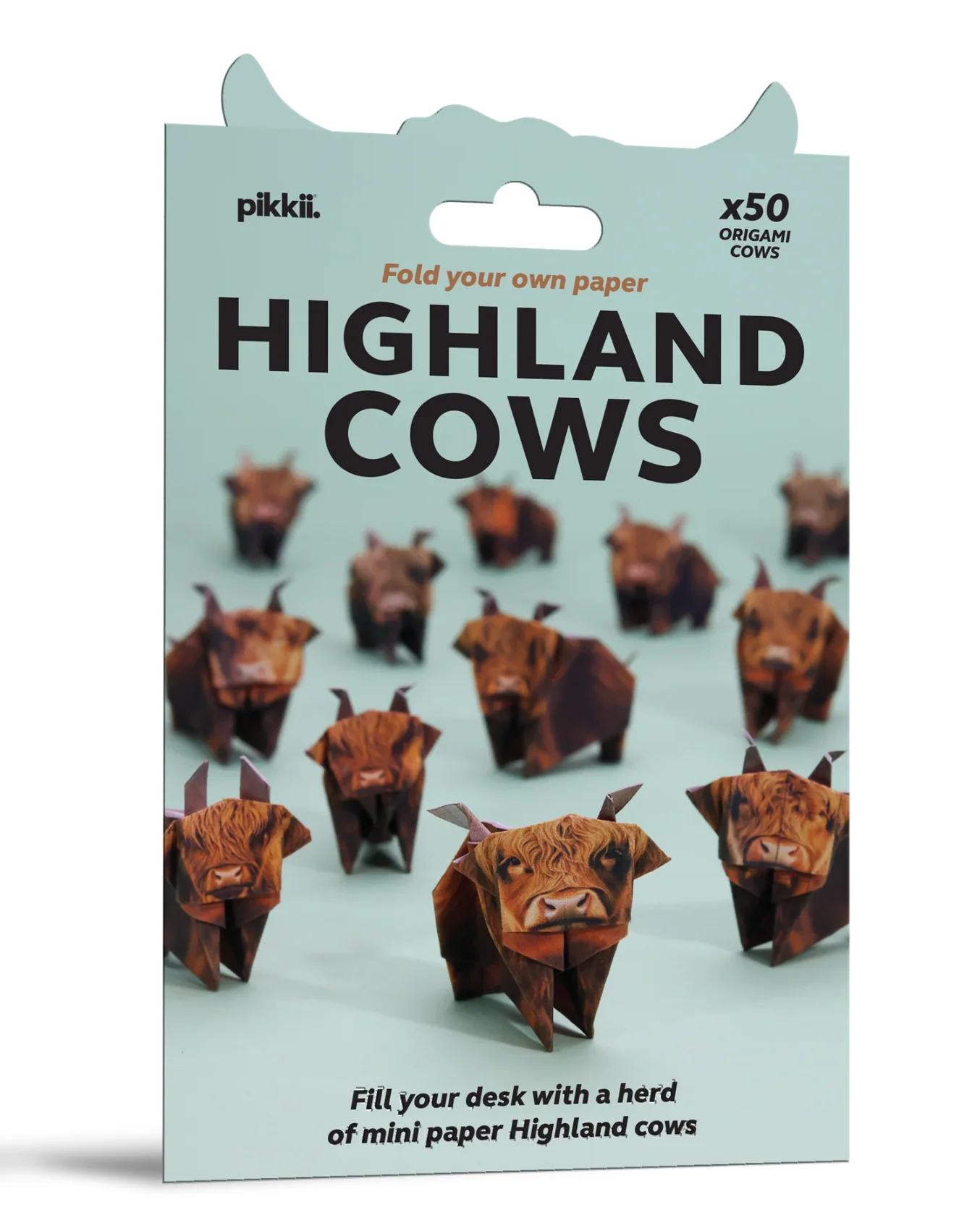 Paper Highland Cows