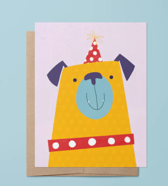 Party Pug Birthday Card - Image 2