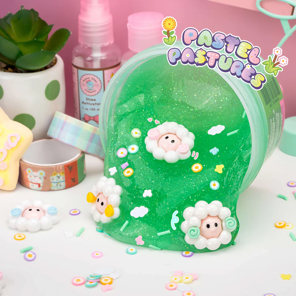 Pastel Pastures Clear Slime - Image 3