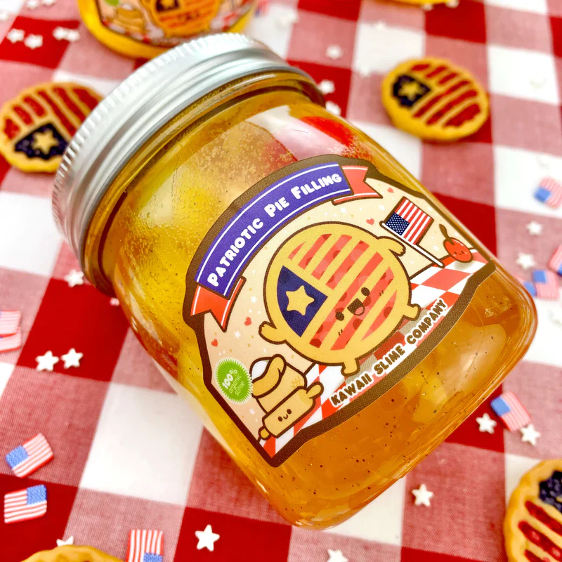 Patriotic Pie Filling Jelly Cube Slime - Image 2