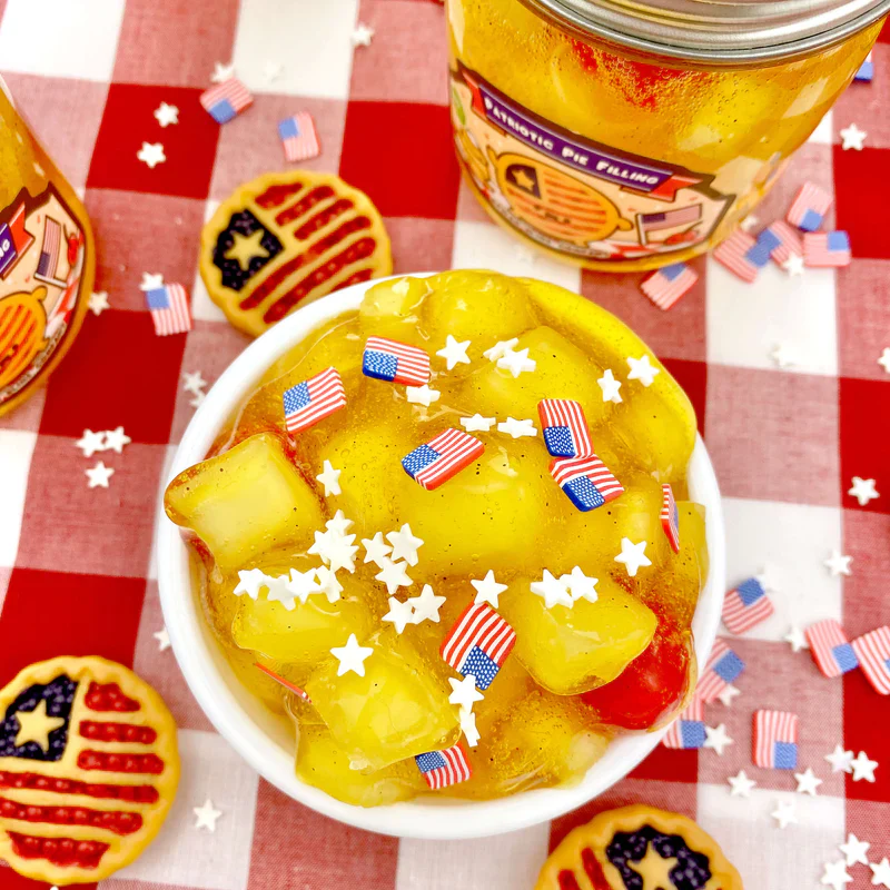 Patriotic Pie Filling Jelly Cube Slime - Image 3