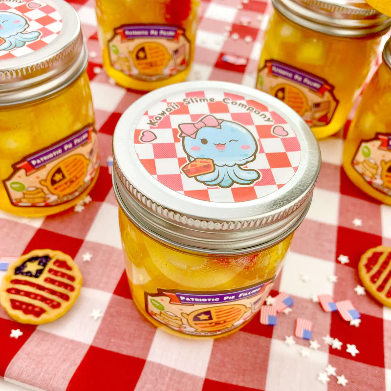 Patriotic Pie Filling Jelly Cube Slime - Image 4