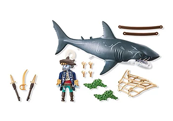 Pirates | Giant Shark with Pirate - Image 3