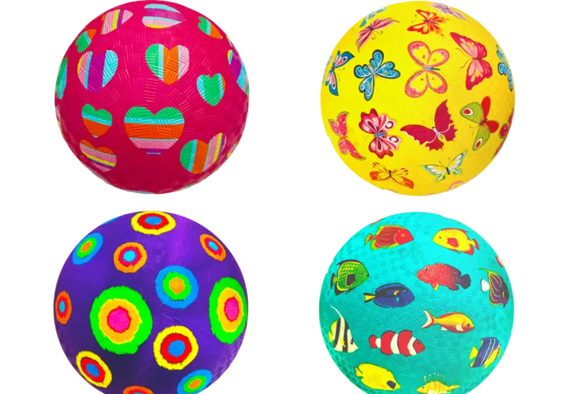 Playground Ball 8in | Bright Patterns