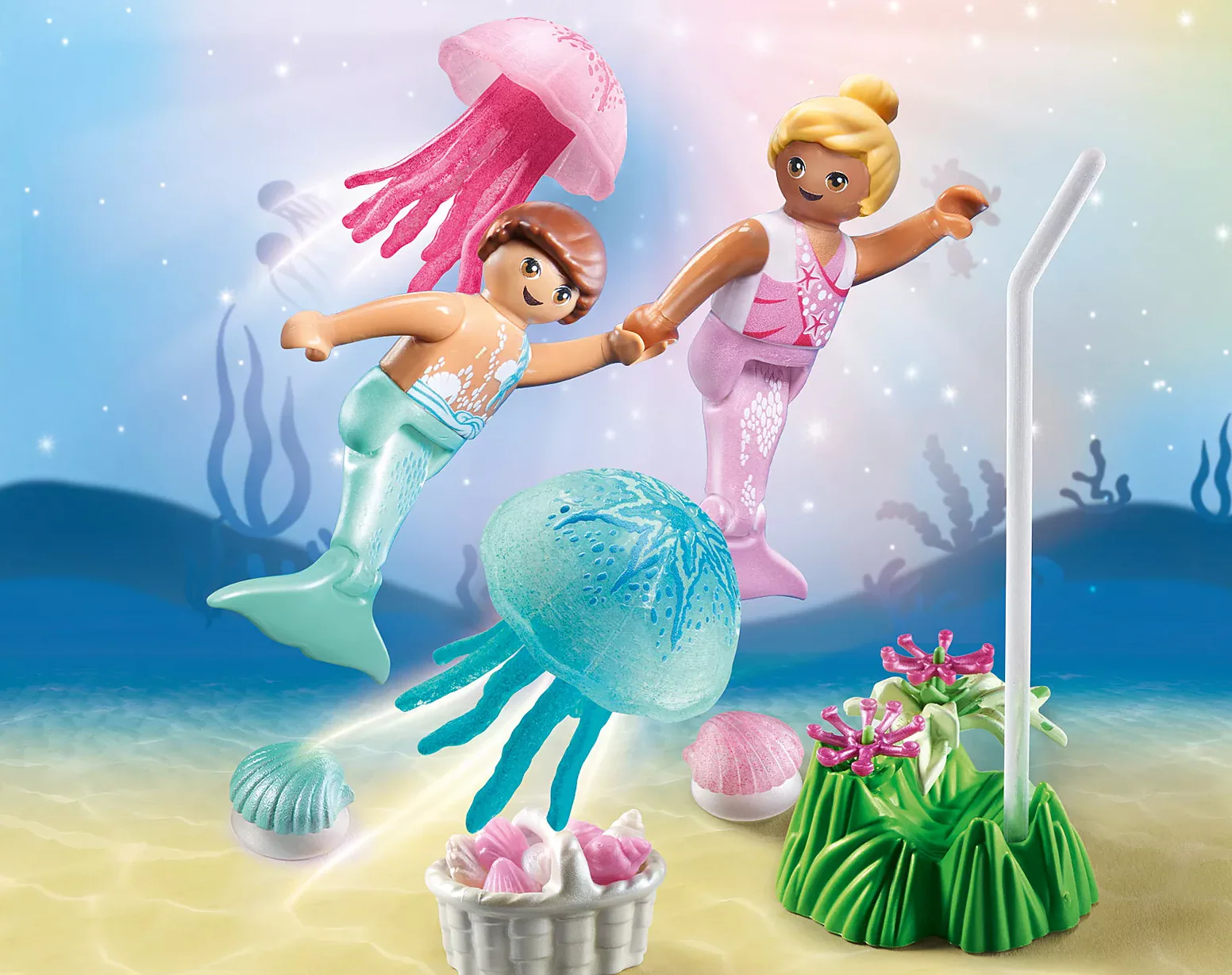 Princess Magic | Mermaid Children with Jellyfish - Image 2