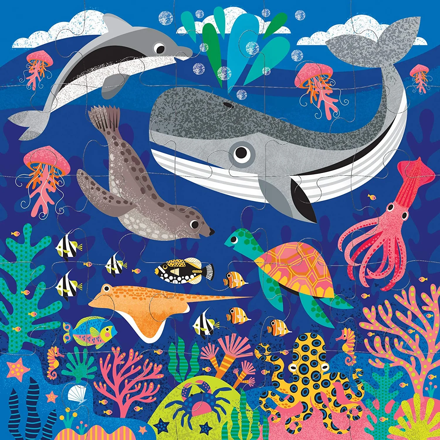 25pc Depths of the Sea Jumbo Puzzle - Image 2
