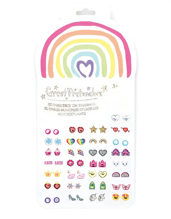 Stick On Earrings | Rainbow Love - Image 2