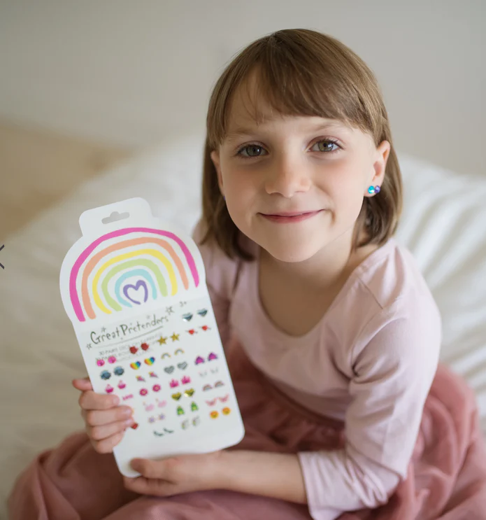 Stick On Earrings | Rainbow Love - Image 3